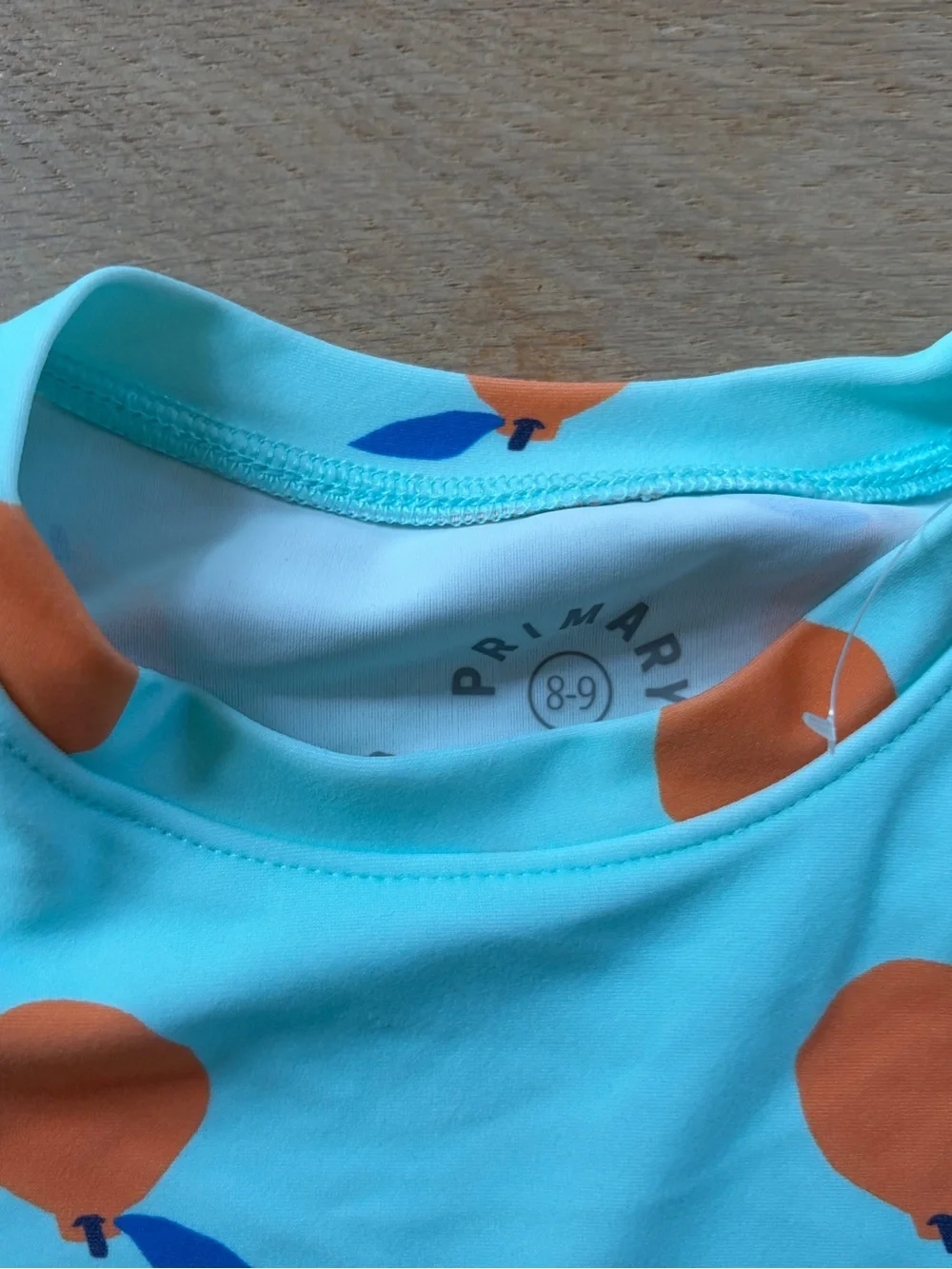Primary rashguard swimming summer - size 8-9 NWOT